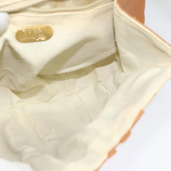 GUCCI GG Plus Supreme Shoulder Bag PVC Beige Gold Auth 139096 - Picture 11 of 16